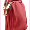 Női keresztpántos apró táska, piros shoppertaska-hu b