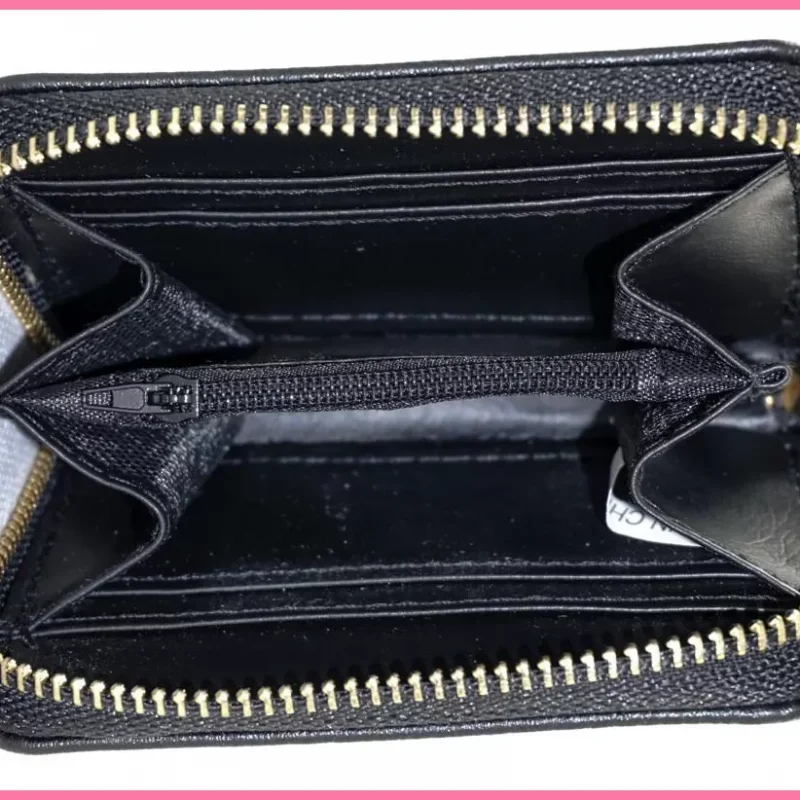 Egyszerű női pénztárca, műbőr, barna shoppertaska-hu 3