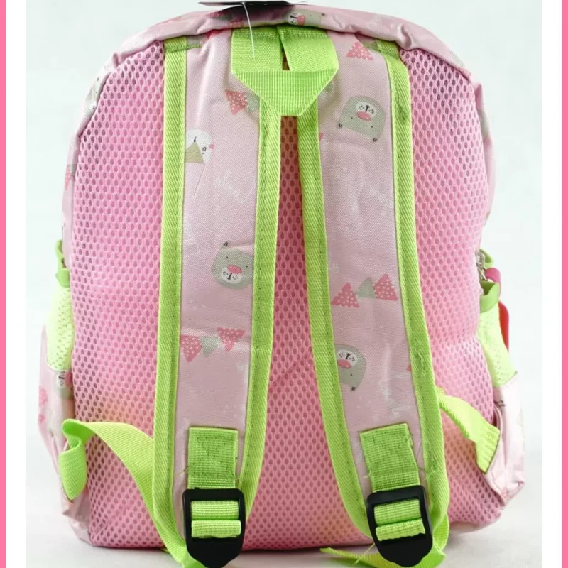 Gyerektáska kisállatos mintával, poliészter, rosé shoppertaska-hu 3