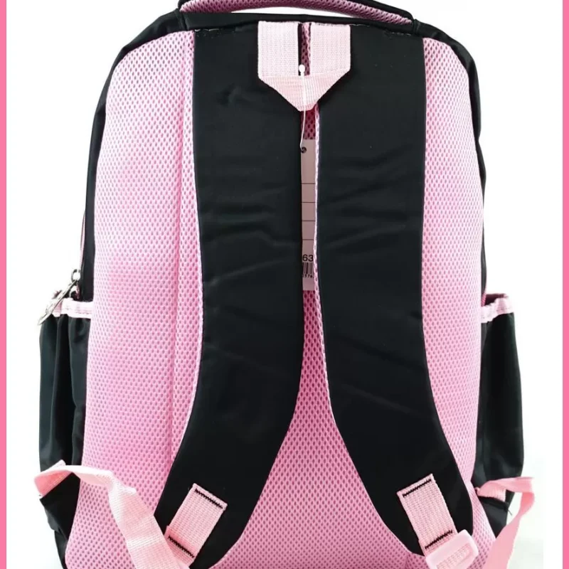 Nagyméretű gyermekhátizsák tengericsillaggal, fekete shoppertaska-hu 3